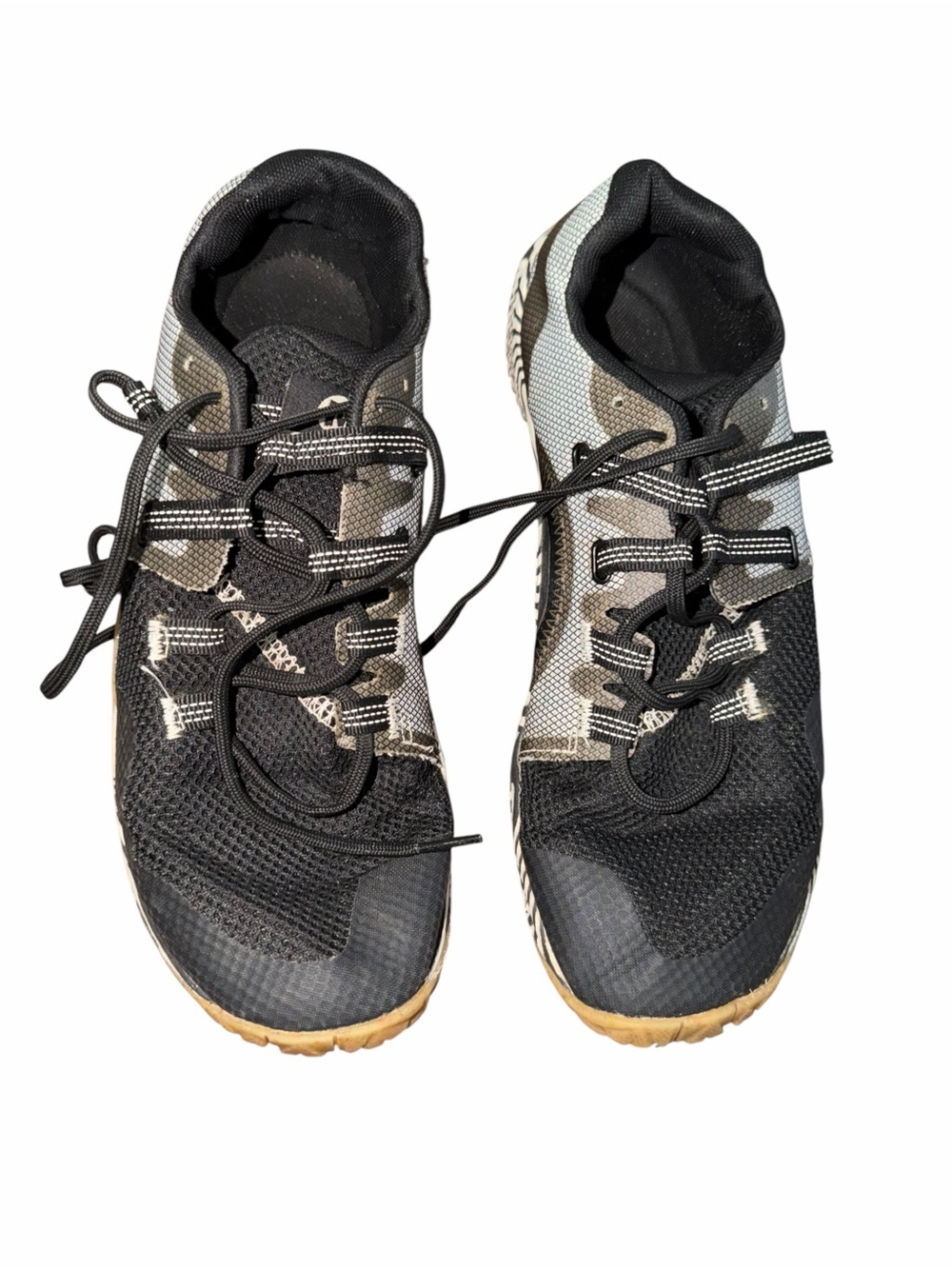 Merrell Trail Glove 6 Solution Dye Men’s Size 9 Black Gray Vibram Barefoot Shoes
